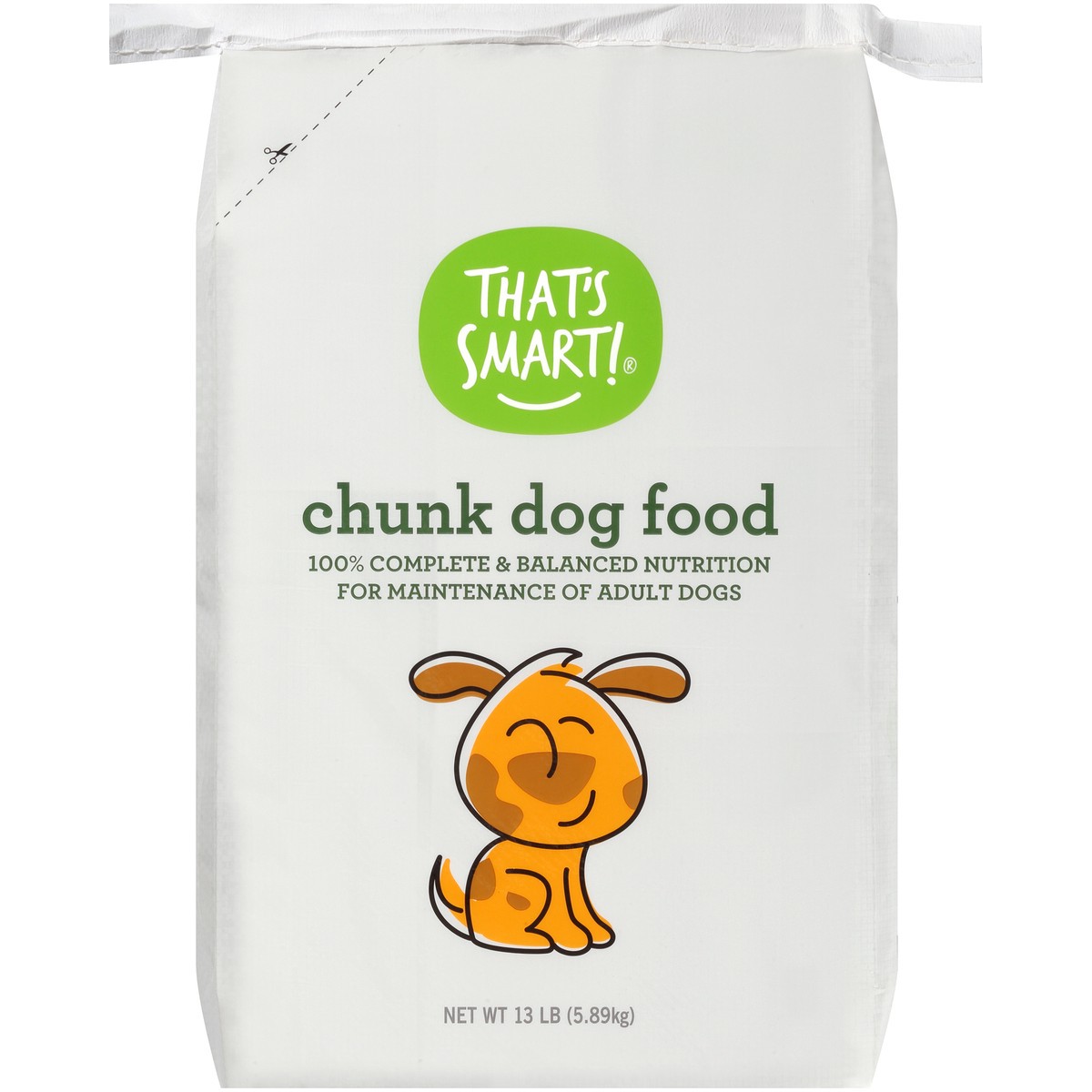 slide 1 of 13, That's Smart! 100% Complete & Balanced Nutrition For Maintenance Of Adult Dogs Chunk Dog Food, 13 lb