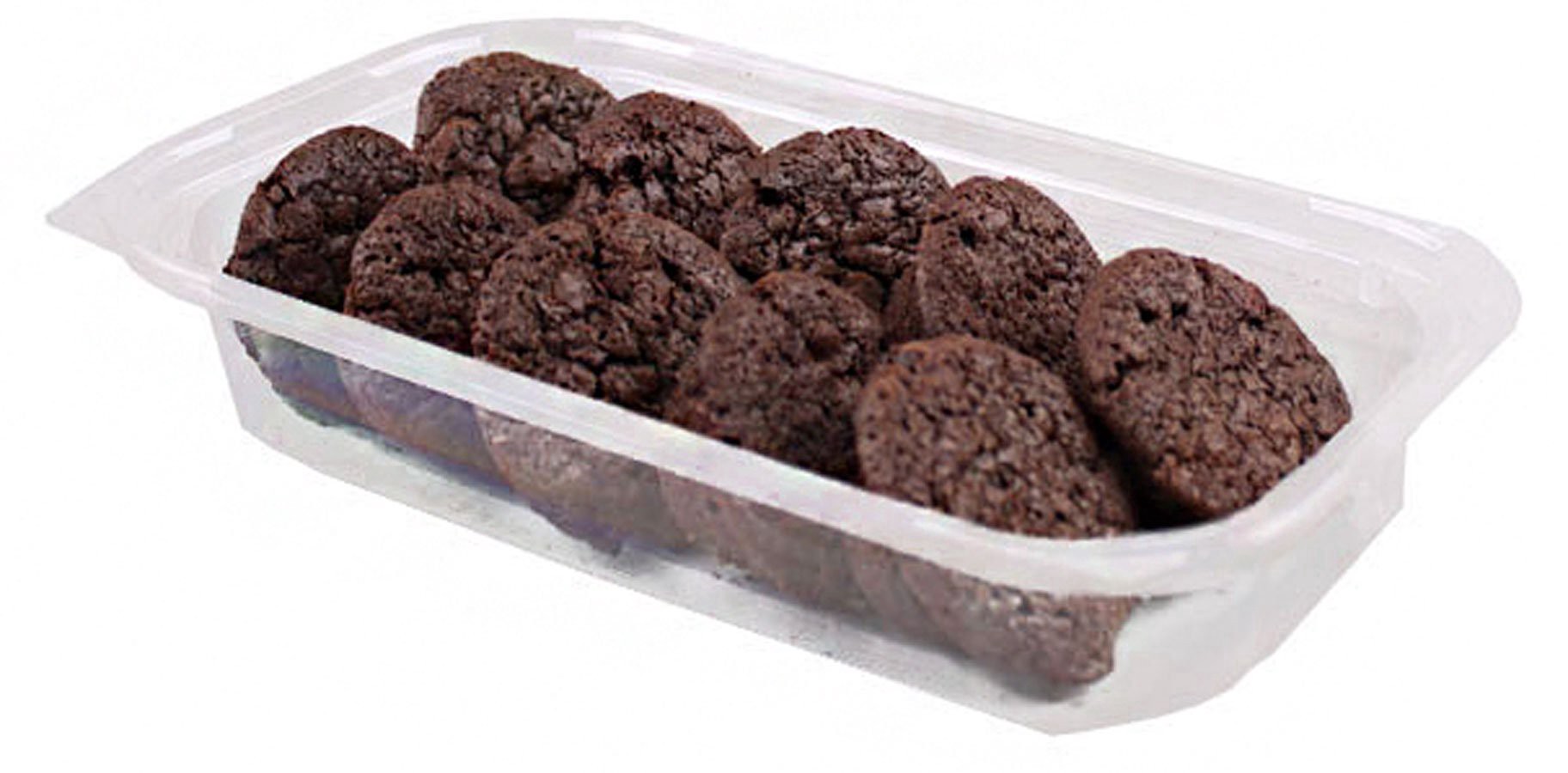 slide 1 of 1, Central Market Mini Chocolate Chip Brownies, 10 ct