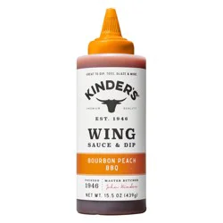Kinder's Bourbon Peach BBQ Wing Sauce