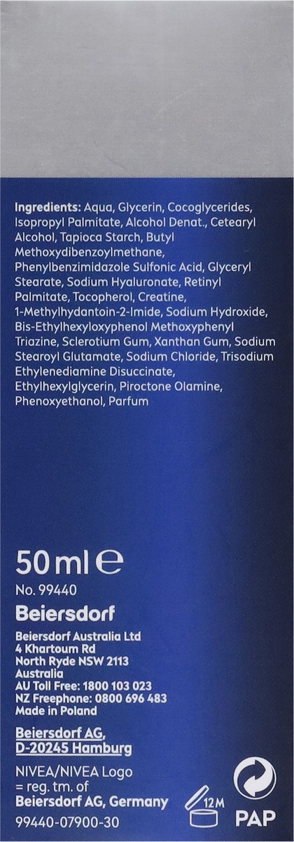 slide 8 of 12, Nivea Men Age Defense Daily Face Moisturizer W/Spf, 1.7 oz