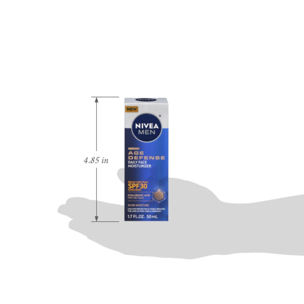 slide 7 of 12, Nivea Men Age Defense Daily Face Moisturizer W/Spf, 1.7 oz
