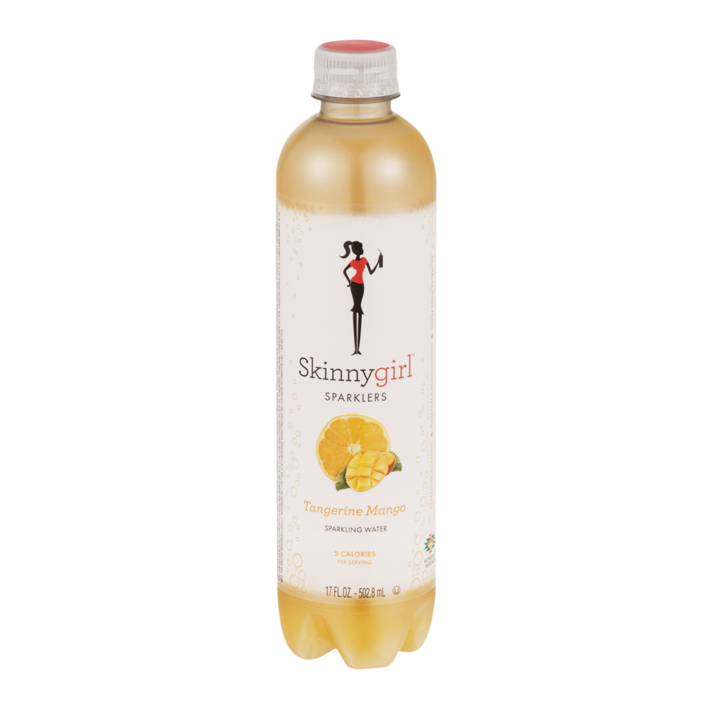 slide 1 of 1, Skinnygirl Sparklers Sparkling Water Tangerine Mango - 17 fl oz, 17 fl oz