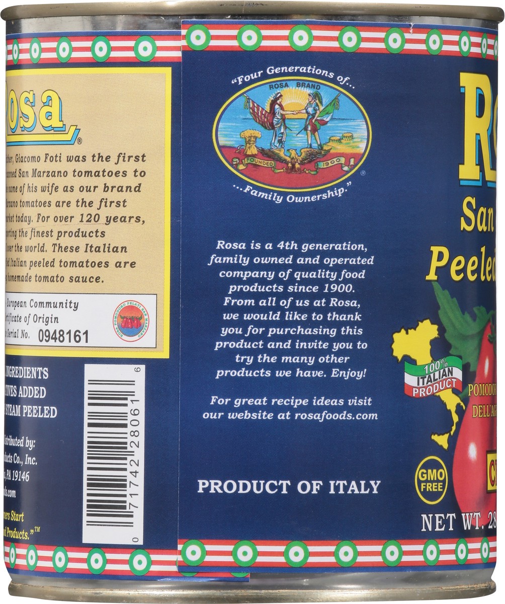 slide 13 of 13, Rosa San Marzano Peeled Tomatoes 28 oz, 28 oz