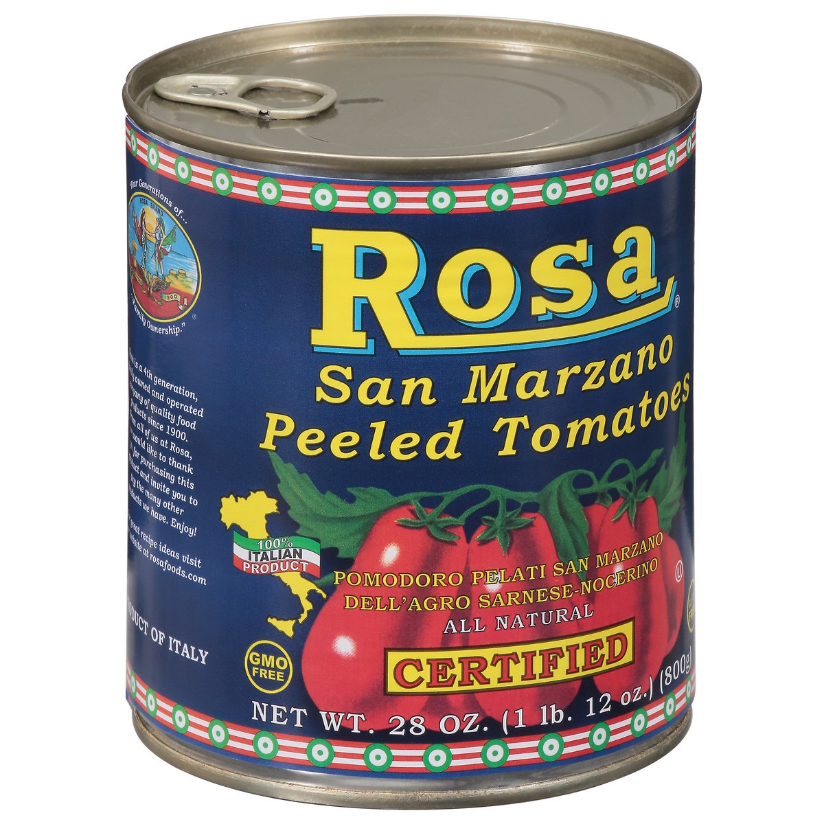 slide 2 of 13, Rosa San Marzano Peeled Tomatoes 28 oz, 28 oz