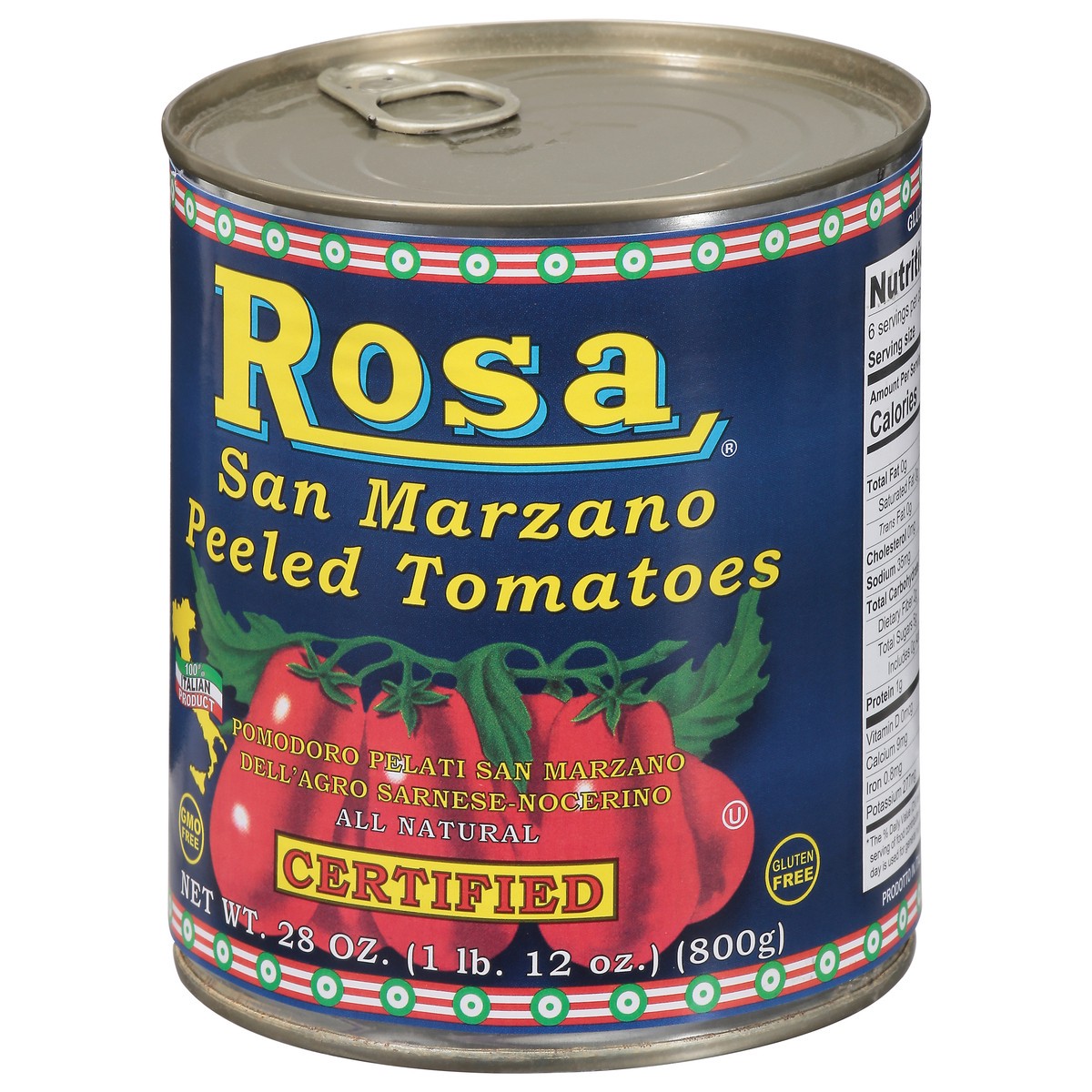 slide 4 of 13, Rosa San Marzano Peeled Tomatoes 28 oz, 28 oz