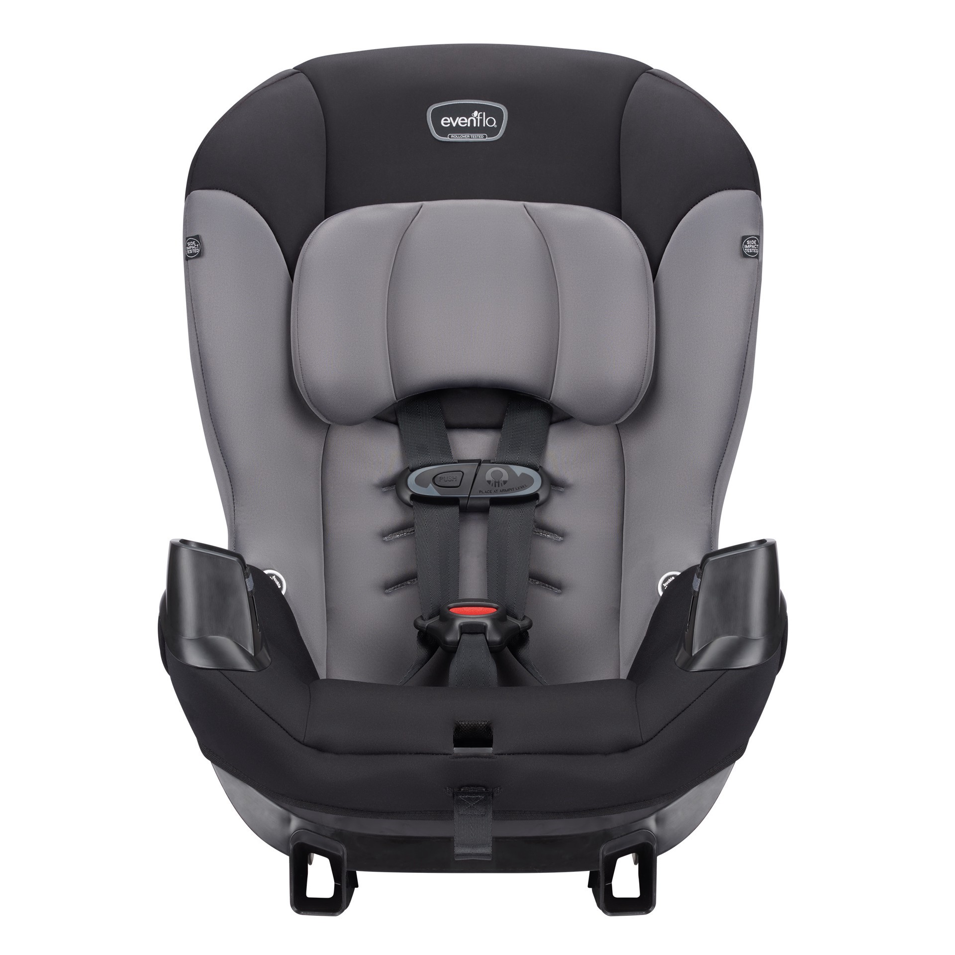 slide 1 of 10, Evenflo Sonus Convertible Car Seat (Charcoal Sky Gray), 14.90 lb