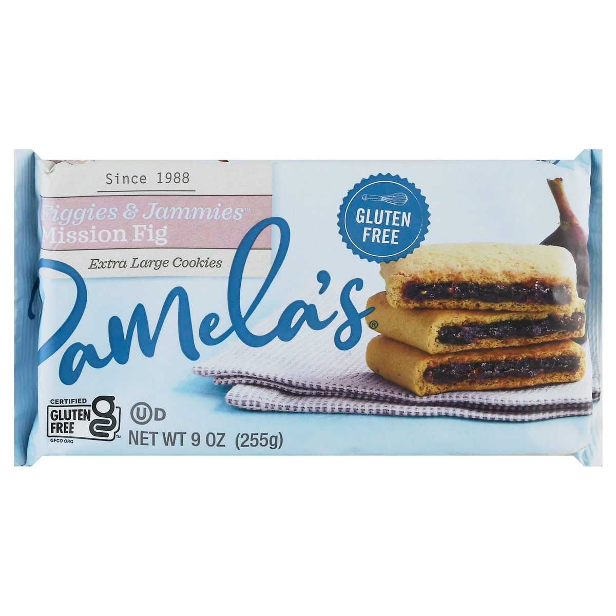 slide 1 of 1, Pamela's Figgies & Jammies Extra Large Mission Fig Cookies 9 oz, 9 oz