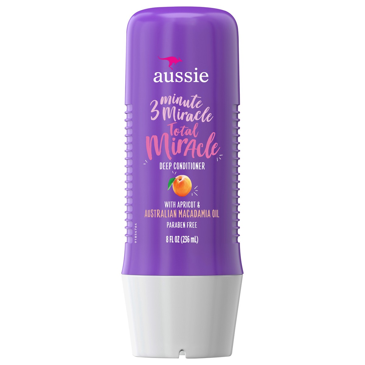 slide 1 of 3, Aussie Paraben-Free Total Miracle 3 Minute Miracle Conditioner w/ Apricot for Damaged Hair, 8.0 fl oz, 8 fl oz