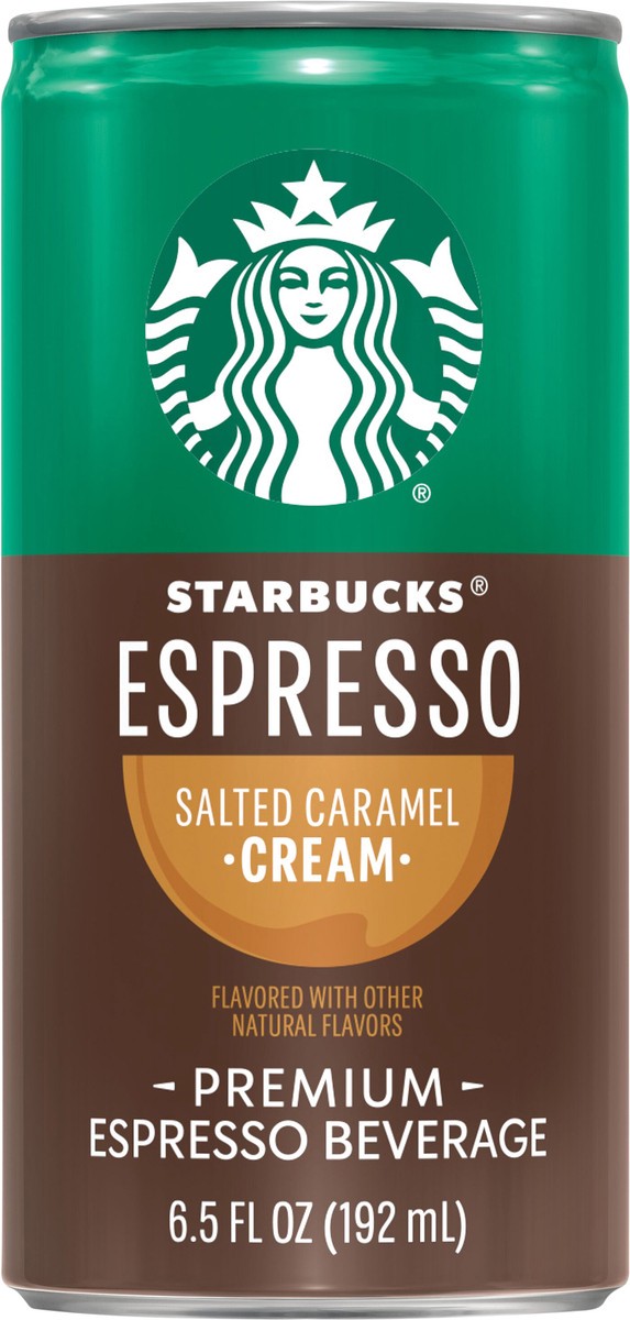 slide 2 of 8, Starbucks Doubleshot Espresso Premium Espresso Beverage Espresso & Salted Caramel Cream - 6.5 fl oz, 6.5 fl oz