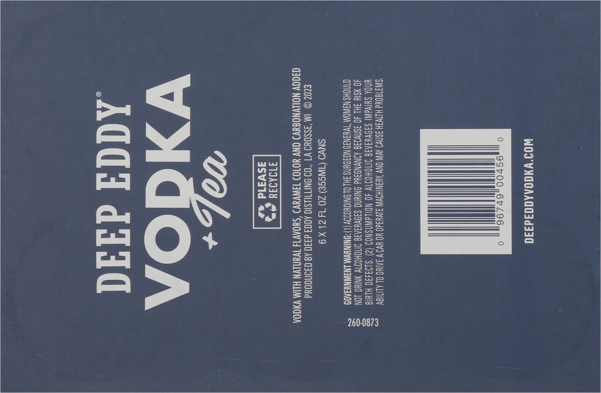 slide 9 of 9, Deep Eddy Variety Pack Vodka + Tea 6 - 12 fl oz Cans, 6 ct; 12 oz