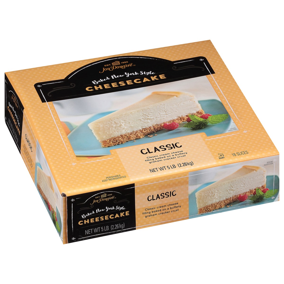 slide 6 of 13, Jon Donaire Classic Cheesecake 16 ea, 16 ct