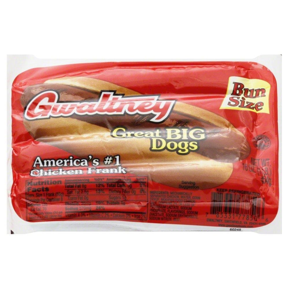 slide 1 of 1, Gwaltney Great Big Dogs, 12 oz