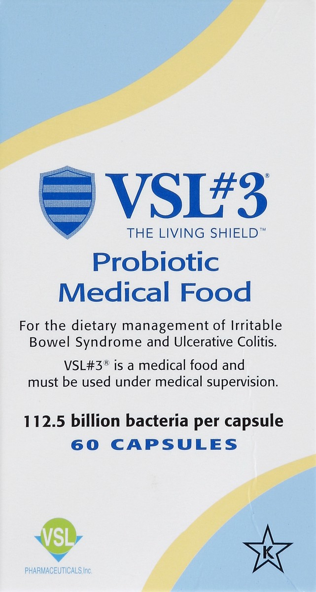slide 1 of 5, VSL No 3 Medical Food 60 ea, 60 ct
