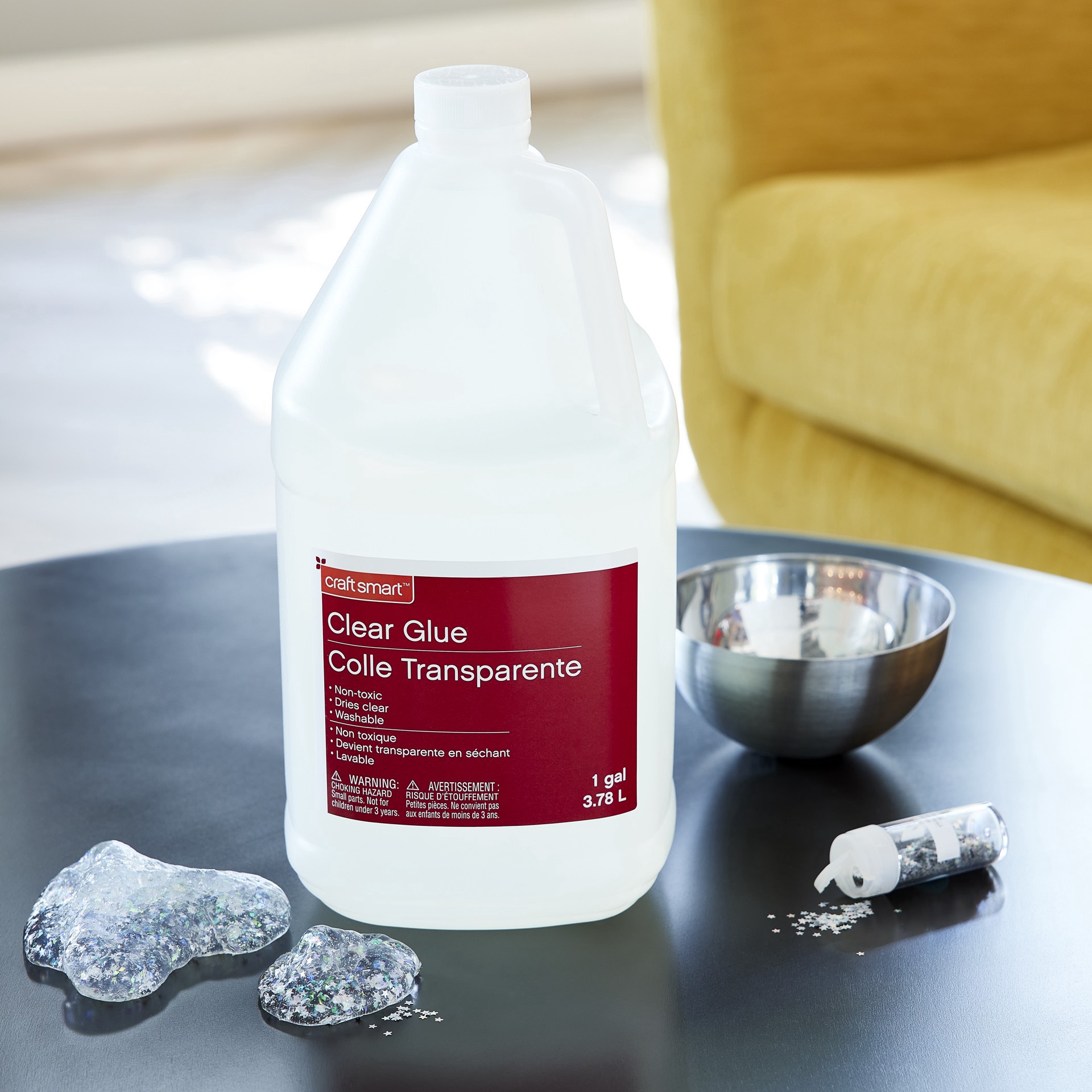 slide 3 of 4, Clear Glue By Craft Smart, 1 gal