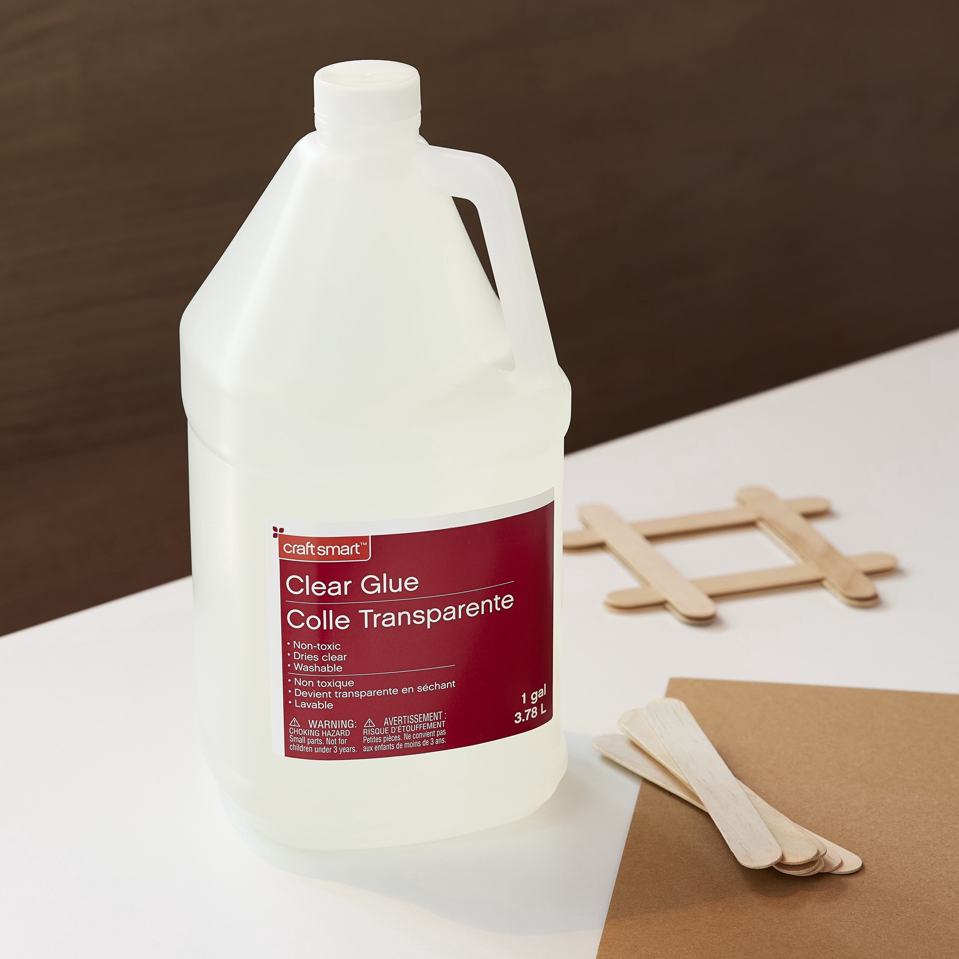 slide 2 of 4, Clear Glue By Craft Smart, 1 gal