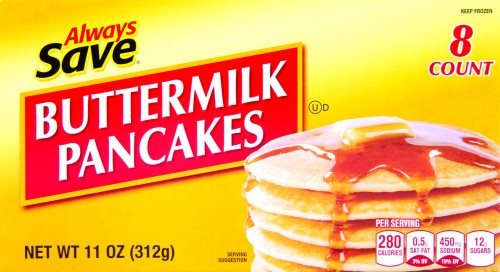 slide 1 of 1, Always Save Buttermilk Pancakes, 8 ct