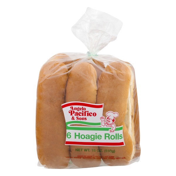 slide 1 of 1, Pac Rolls Small Hoagie 6Pk, 12 oz