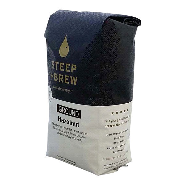 slide 3 of 13, Steep & Brew Ground Coffee Hazelnut - 12 oz, 12 oz