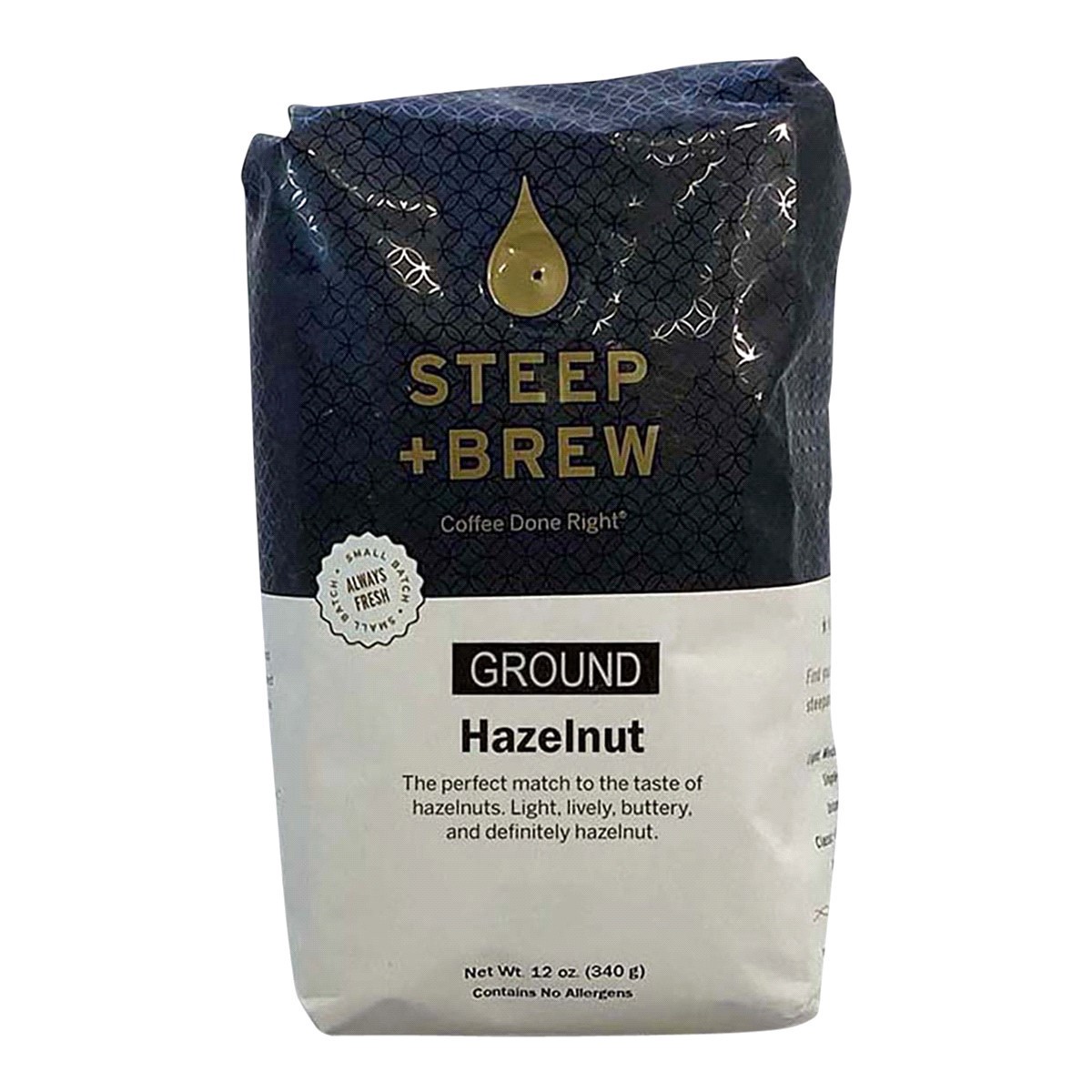 slide 1 of 13, Steep & Brew Ground Coffee Hazelnut - 12 oz, 12 oz