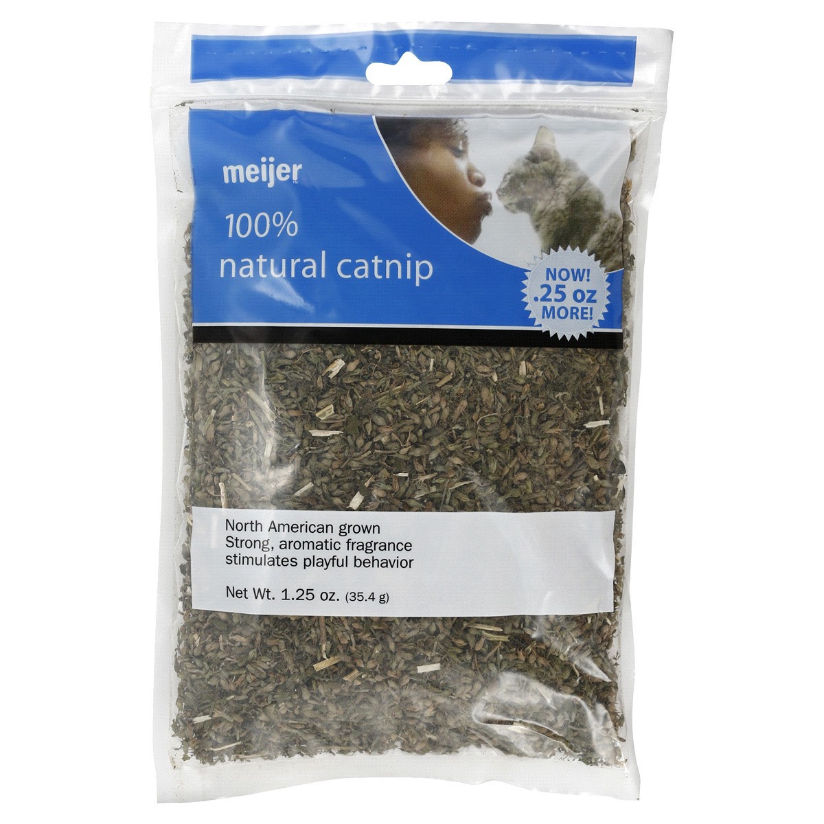 slide 1 of 5, Meijer 100% Natural Catnip, 1.25 oz