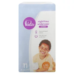 Baby Basics Basics For Kids Underwear, Nighttime, Unisex, L/XL (60-125 lb), 11 Each