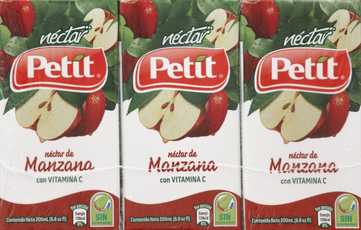 slide 2 of 5, Petit Apple Nectar with Vitamin C 3 - 6.8 fl oz Cartons, 3 ct; 6.8 fl oz