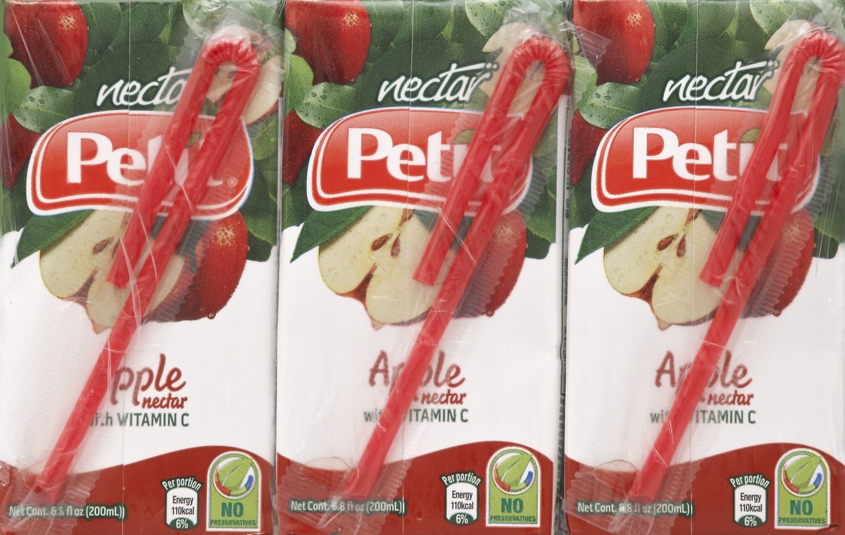 slide 4 of 5, Petit Apple Nectar with Vitamin C 3 - 6.8 fl oz Cartons, 3 ct; 6.8 fl oz