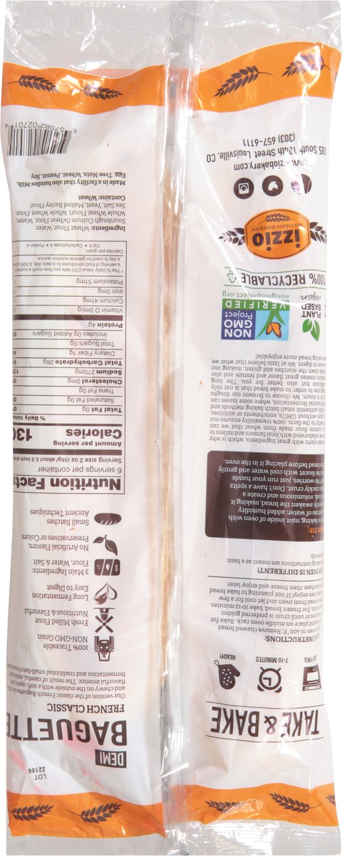 slide 4 of 12, Izzio Artisan Bakery French Classic Baguette 12 oz, 12 oz