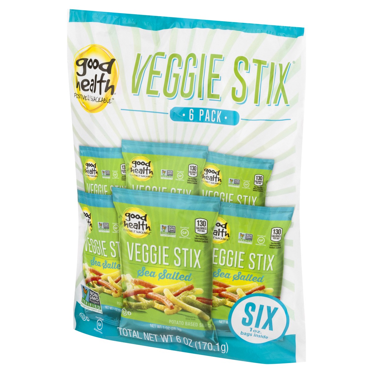 slide 2 of 9, Good Health Stix Veggie Sea Salt Pack - 6-1 Oz, 1 oz