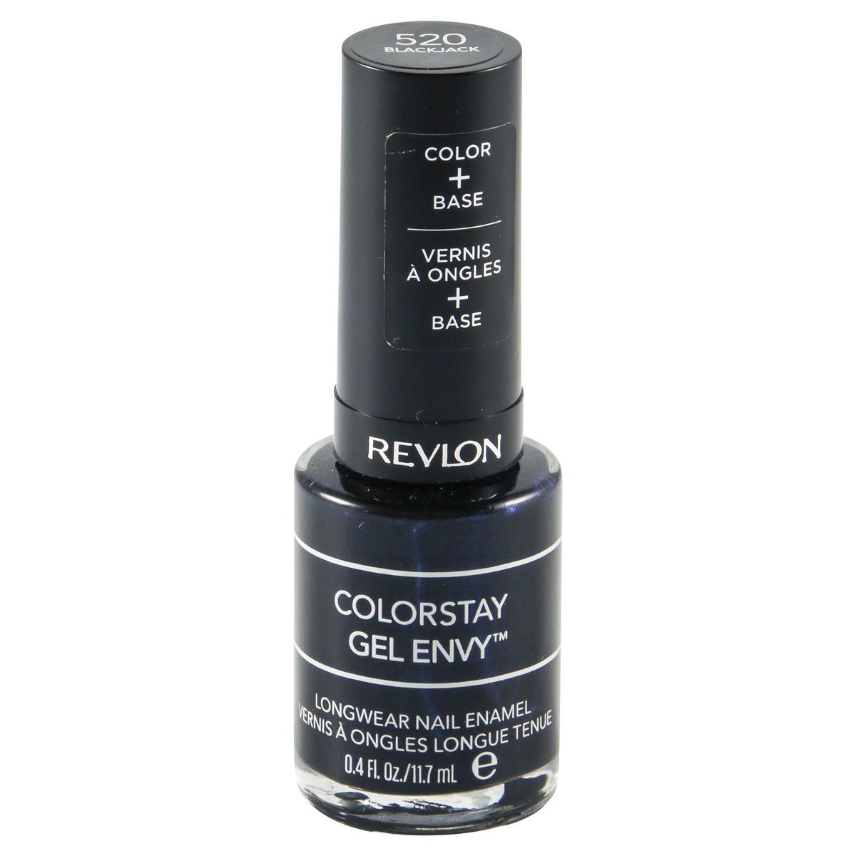 slide 1 of 1, Revlon Colorstay Gel Envy Nail Enamel - 550 Black Jack, 0.4 fl oz