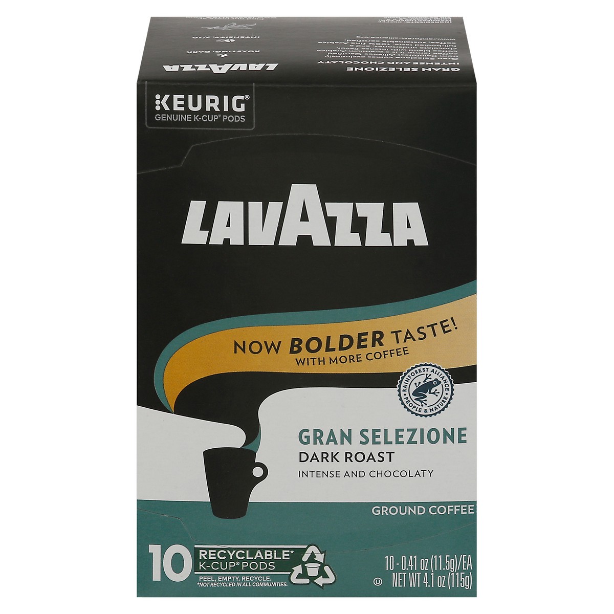 slide 10 of 16, Lavazza K-Cup Pods Dark Roast Ground Coffee Pods - 10 ct, 10 ct