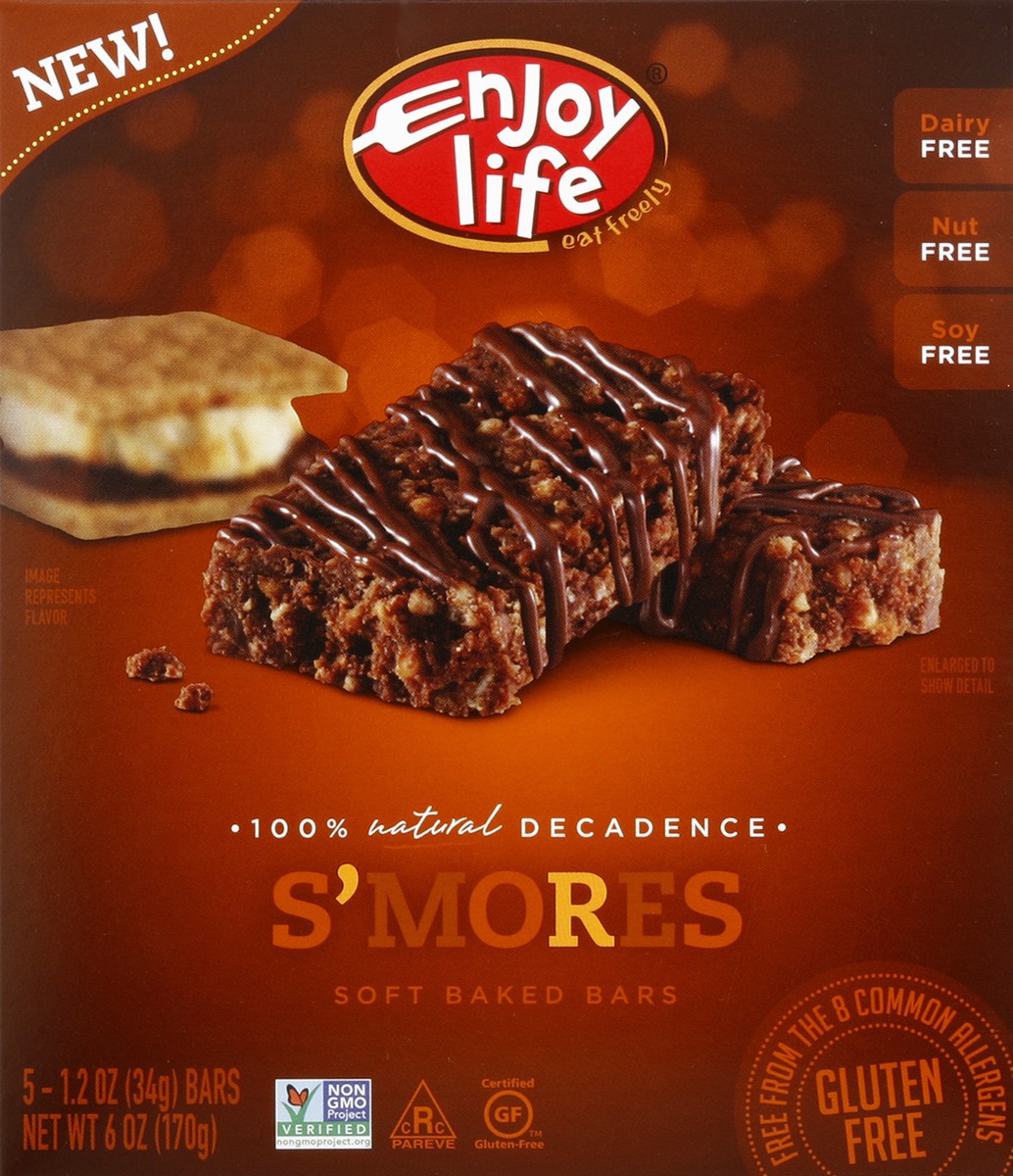 slide 3 of 5, Enjoy Life Soft Baked Bars 5 ea, 6 oz