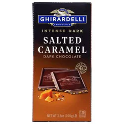 Ghirardelli Intense Dark Salted Caramel Dark Chocolate 3.5 oz
