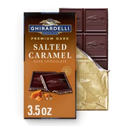 Ghirardelli Intense Dark Salted Caramel Dark Chocolate 3.5 oz