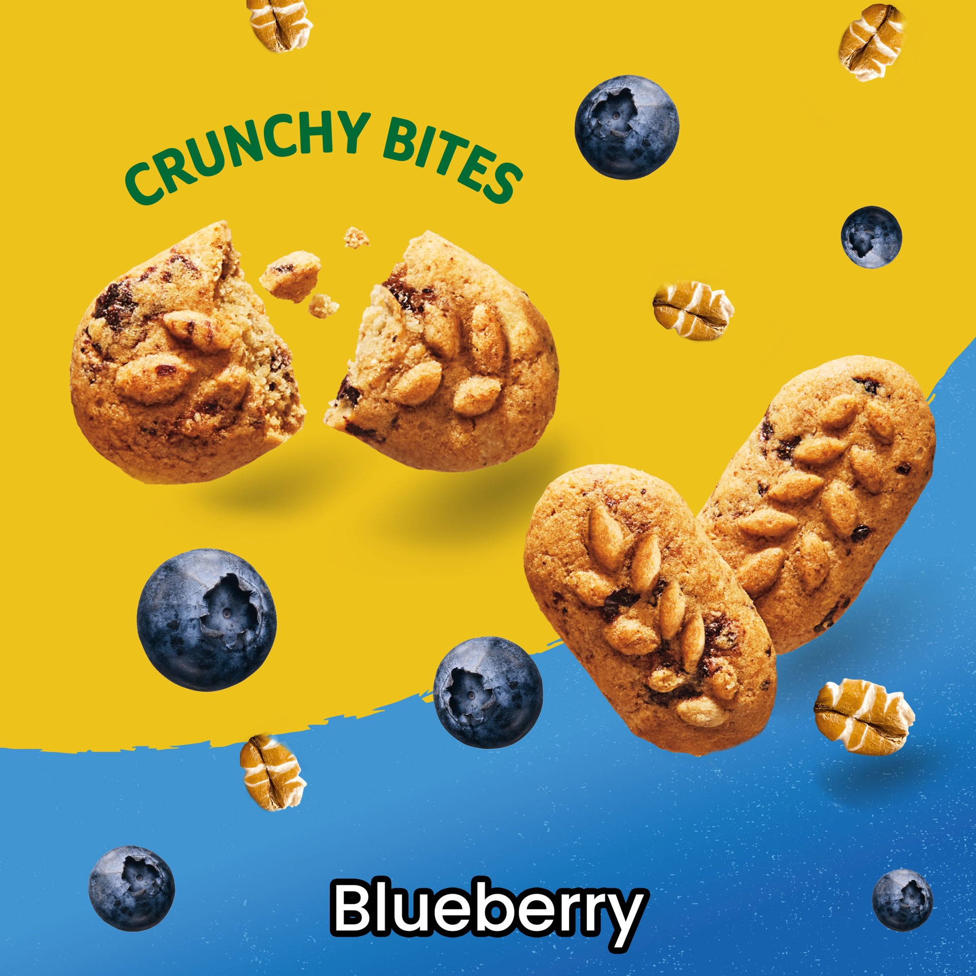 slide 2 of 5, belVita Bite Size Snacks, Blueberry Crunchy Bites, 5 oz, 5 oz