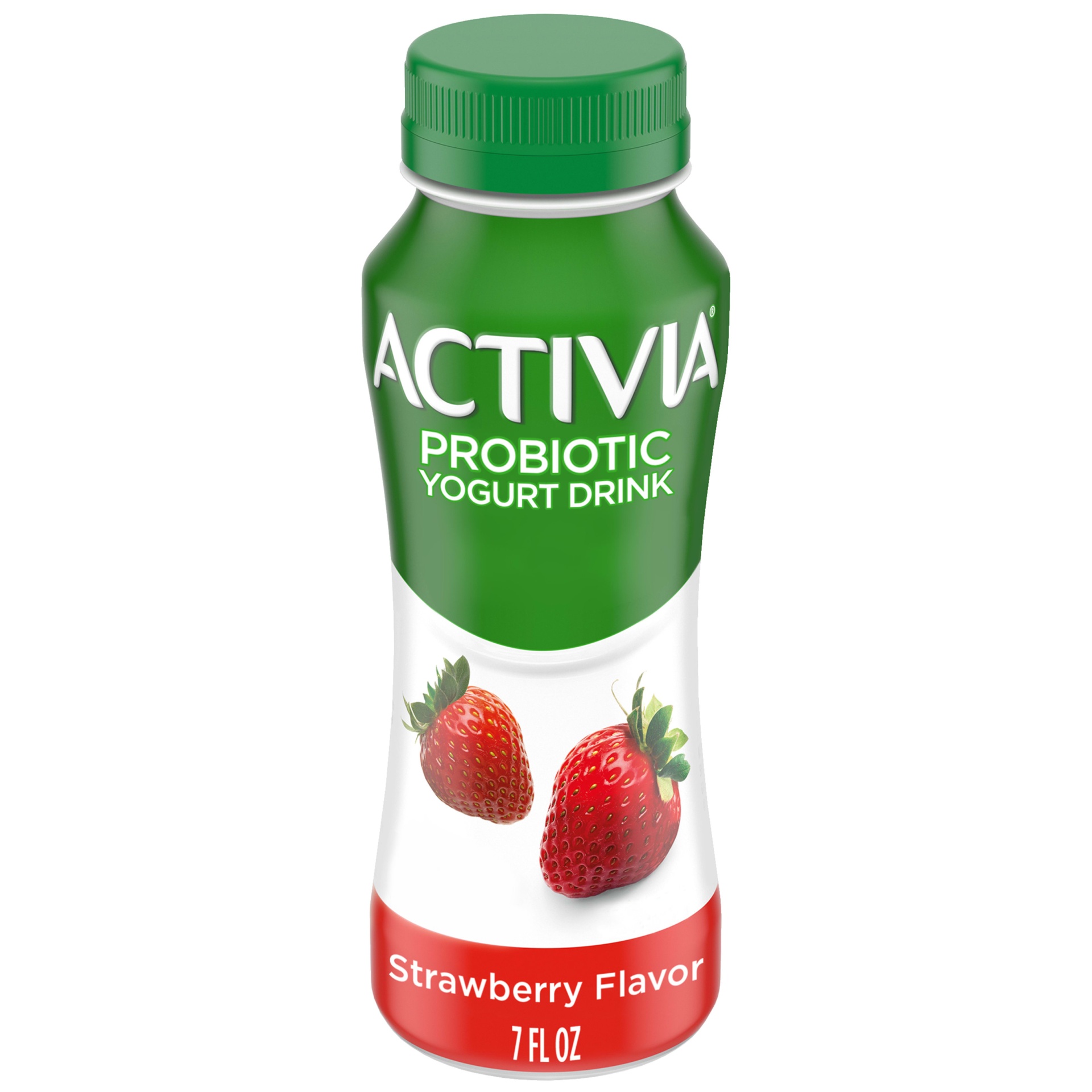 slide 1 of 6, Activia Probiotic Strawberry Dairy Drink, 7 fl oz