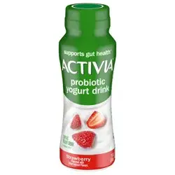 Activia Strawberry Probiotic Lowfat Yogurt Drink, Delicious Probiotic Yogurt Drink to Help Support Gut Health, 7 FL OZ
