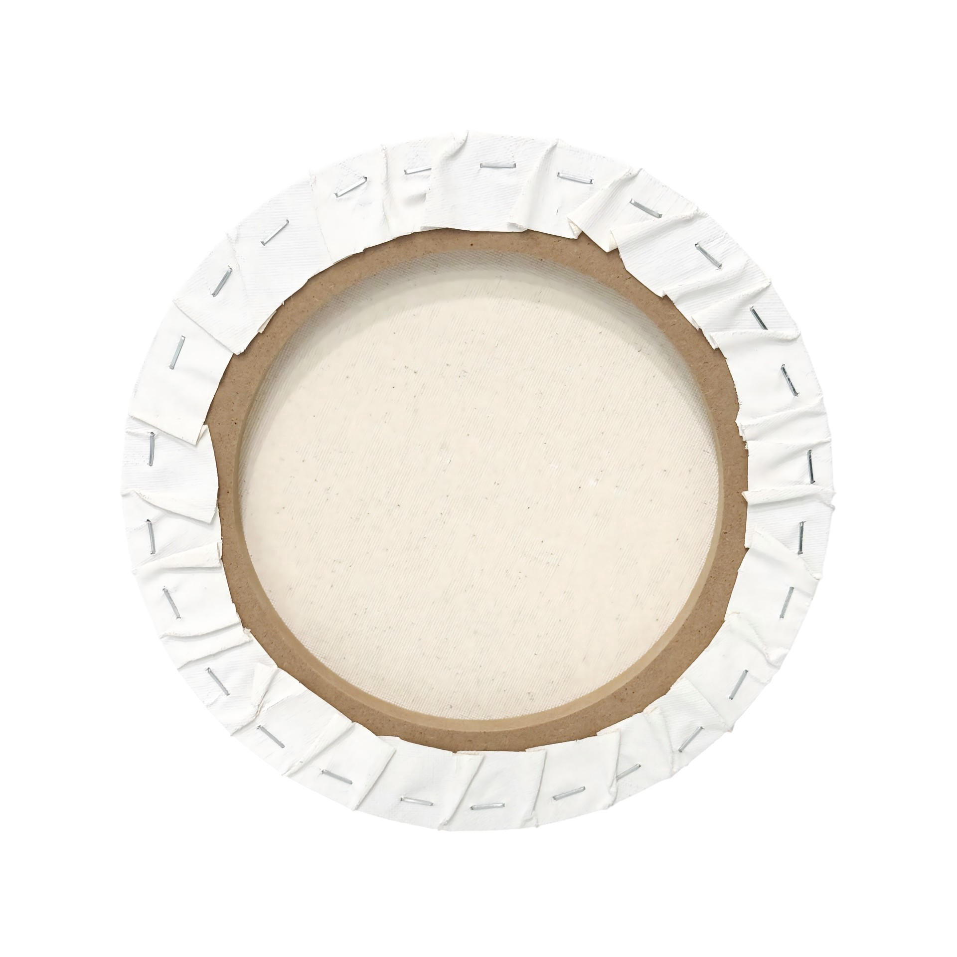 slide 3 of 5, White Round Cotton Duck Canvas By Craft Smart, 9 in x 9 in