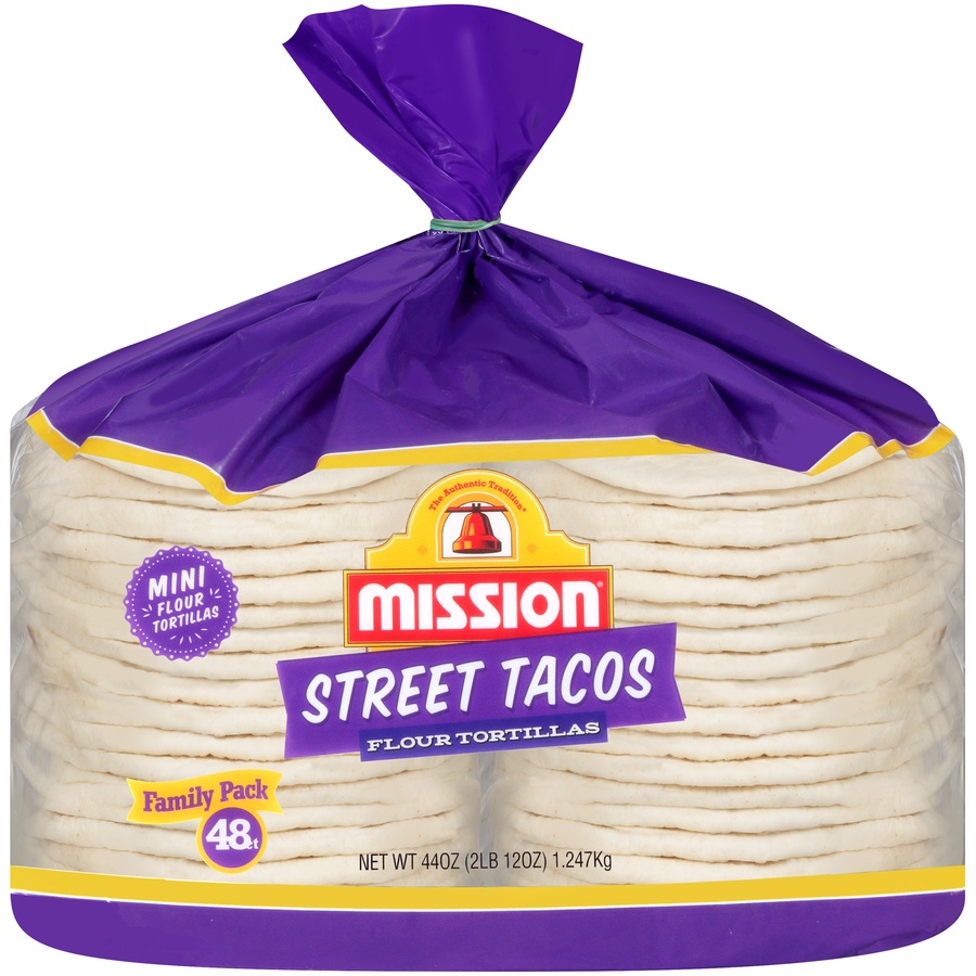 slide 1 of 1, Mission In Flour Street Tacos Family Pack, 48 ct