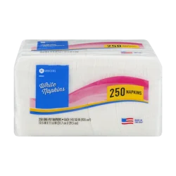 SE Grocers Napkins White