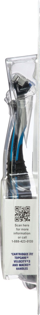 slide 6 of 9, TopCare Everyday Velocity 3 3-Blade Razor Razor 1 ea, 1 ct