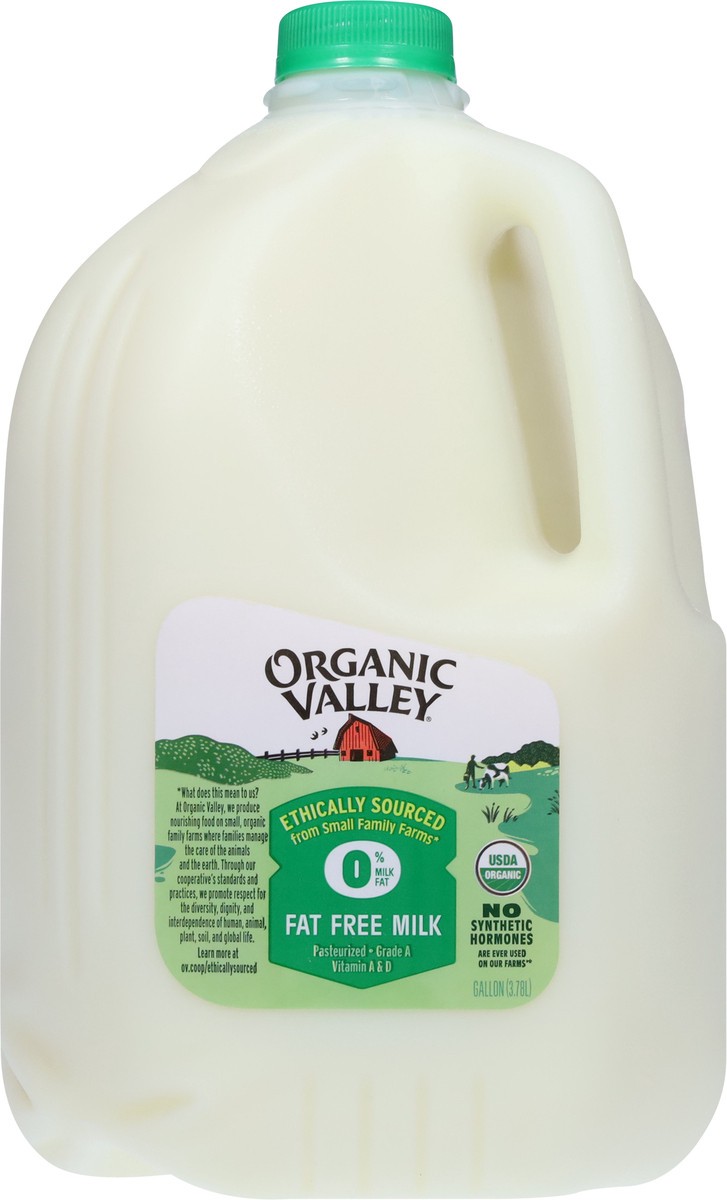 slide 6 of 9, Organic Valley Skim Milk - 1gal, 1 gal