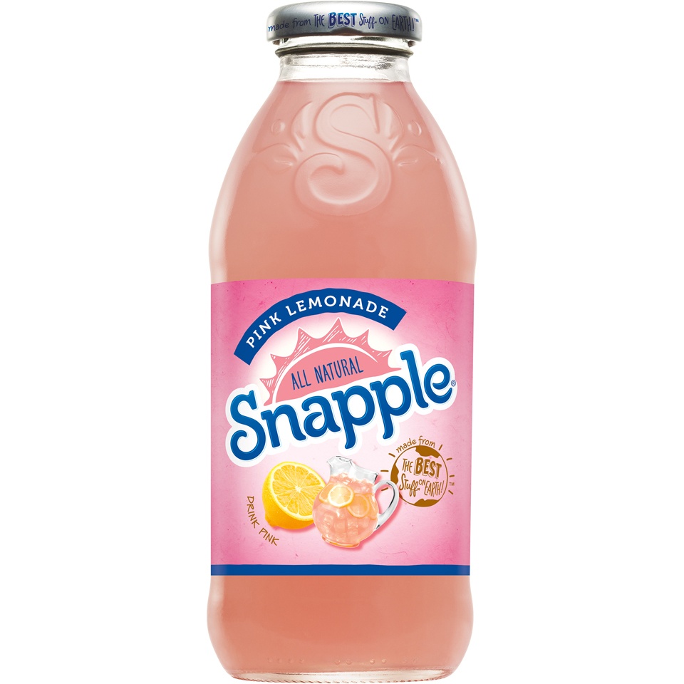 slide 1 of 2, Snapple Juice Drink, Pink Lemonade - 16 oz, 16 fl oz