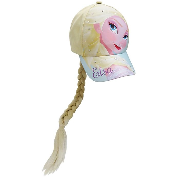 slide 1 of 4, Disney Frozen'' Elsa Bling Ponytail Cap'', 1 ct