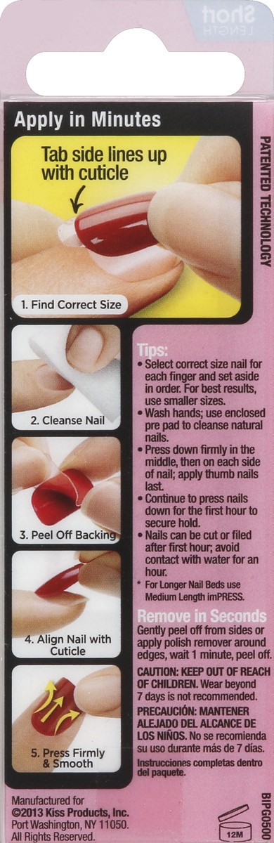 slide 2 of 5, imPRESS Press-On Manicure 24 ea, 24 ct