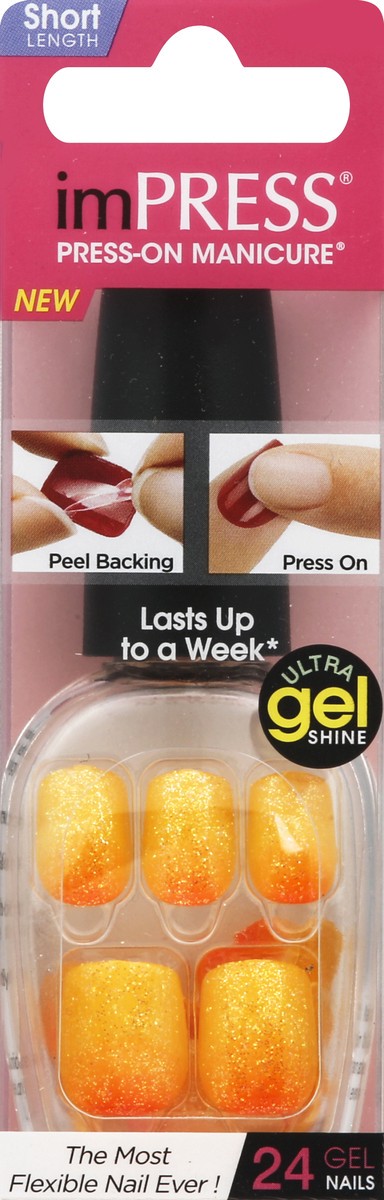 slide 1 of 5, imPRESS Press-On Manicure 24 ea, 24 ct