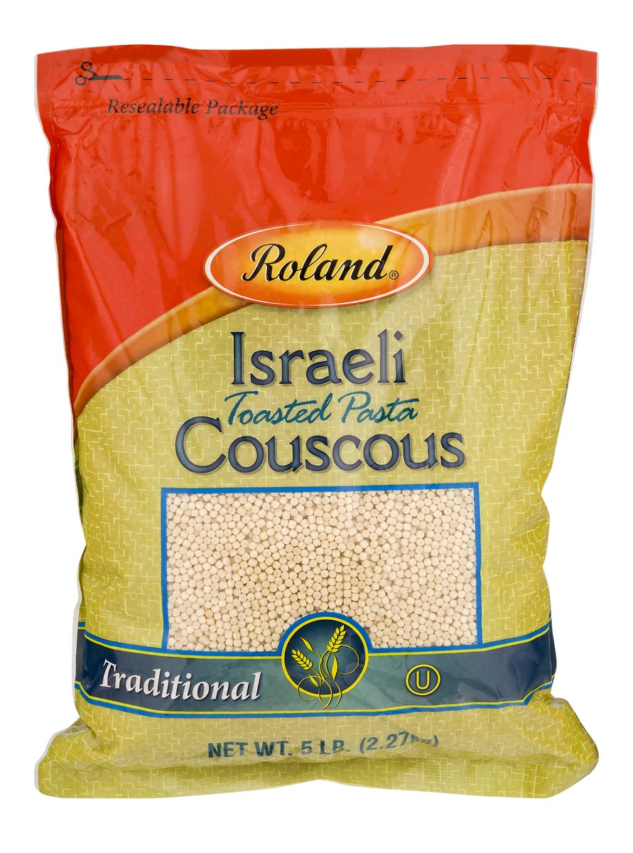 slide 1 of 1, Roland Israeli Traditional Toasted Pasta Couscous, 80 oz