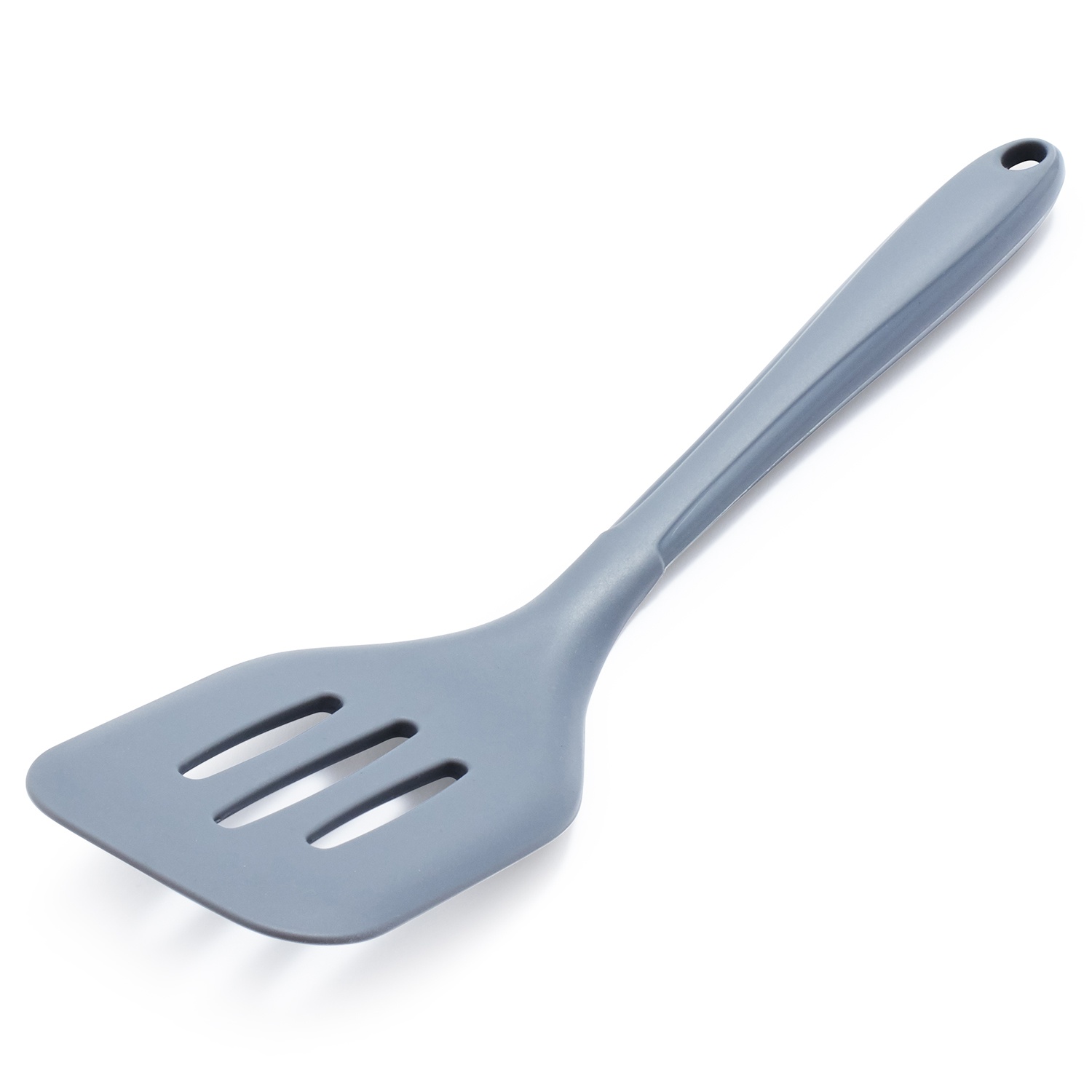 Sur La Table Slotted Silicone Turner, Gray