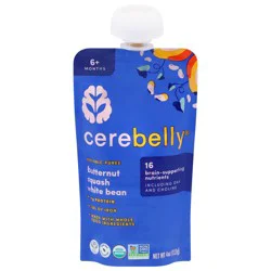 Cerebelly Organic Butternut Squash White Bean Puree 4 oz