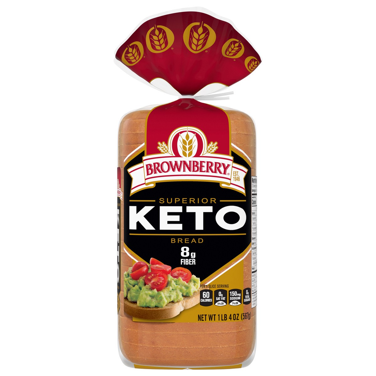 slide 1 of 1, Brownberry Superior Keto Bread, 20 oz